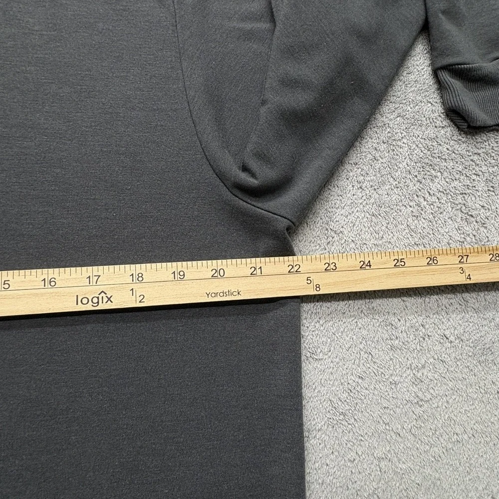 Old‎ Navy Sweater Mens Large Gray Live-In French Terry Pullover Crewneck